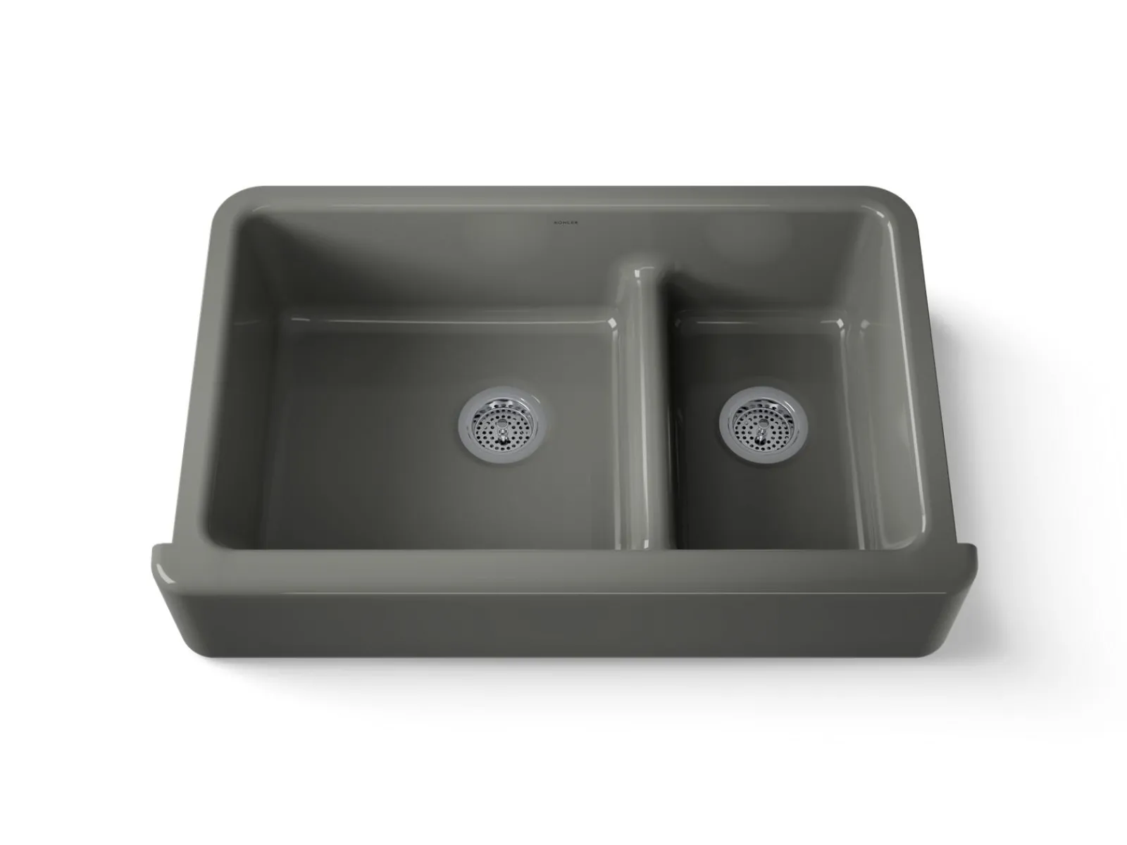 Smart Divide® 35-3/4" undermount double-bowl farmhouse kitchen sink^Kohler Outlet