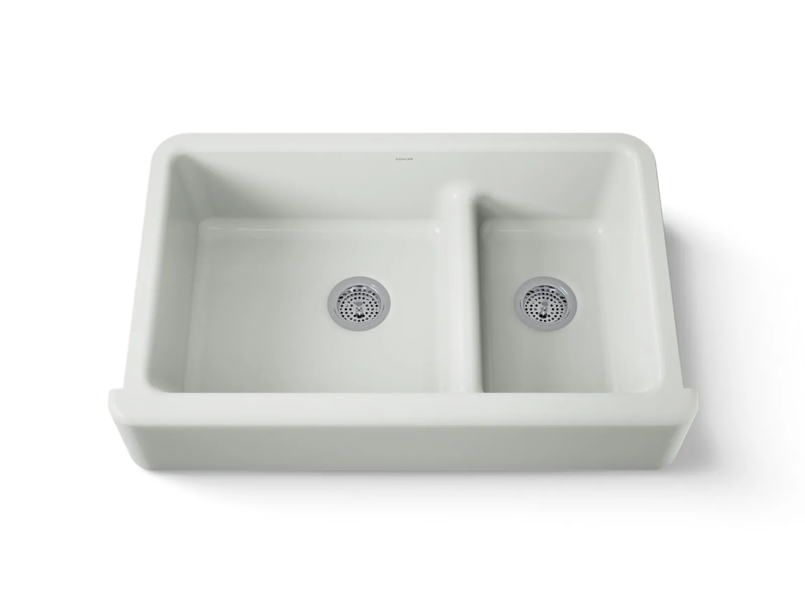 Smart Divide® 35-3/4" undermount double-bowl farmhouse kitchen sink^Kohler Outlet