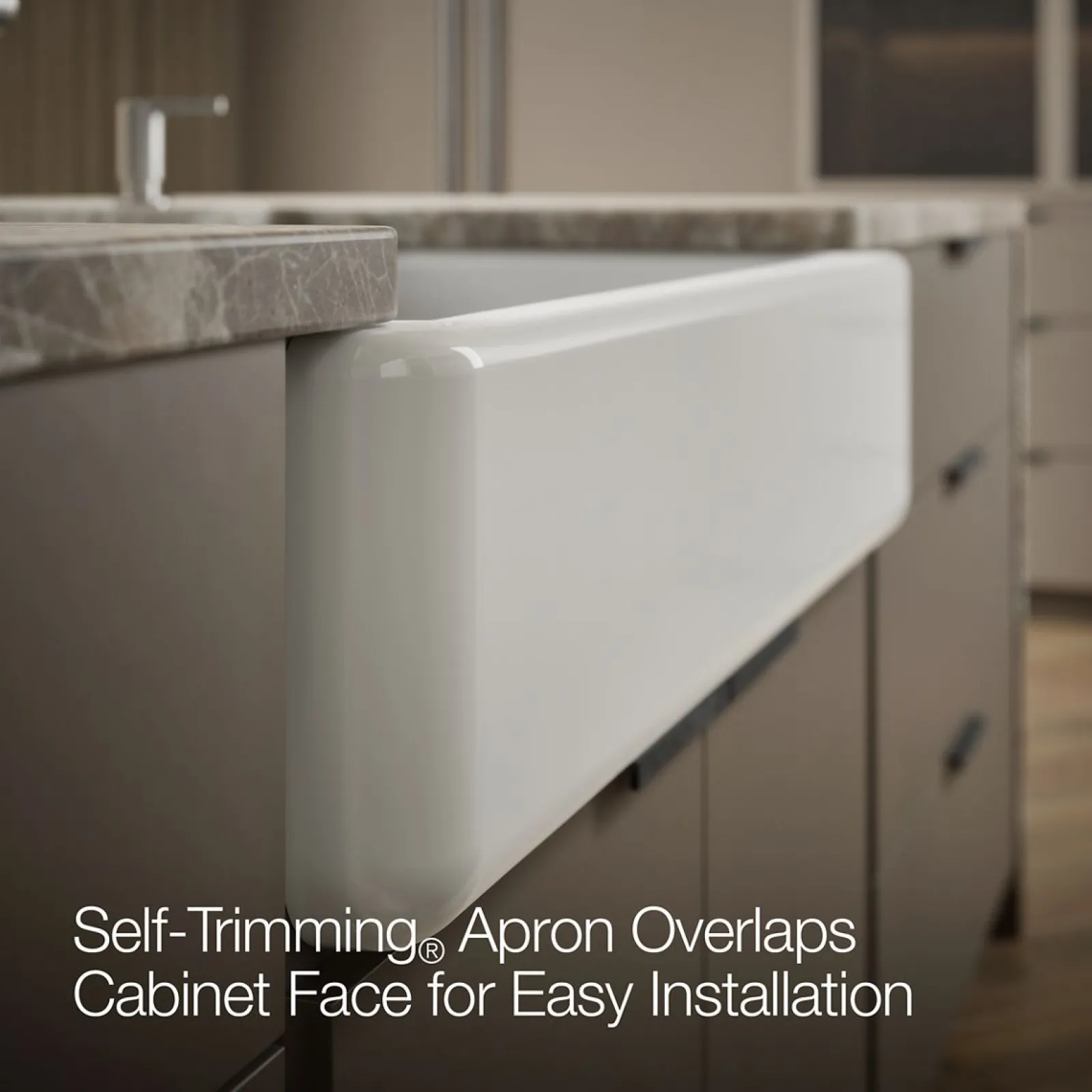 Smart Divide® 35-3/4" undermount double-bowl farmhouse kitchen sink^Kohler Outlet