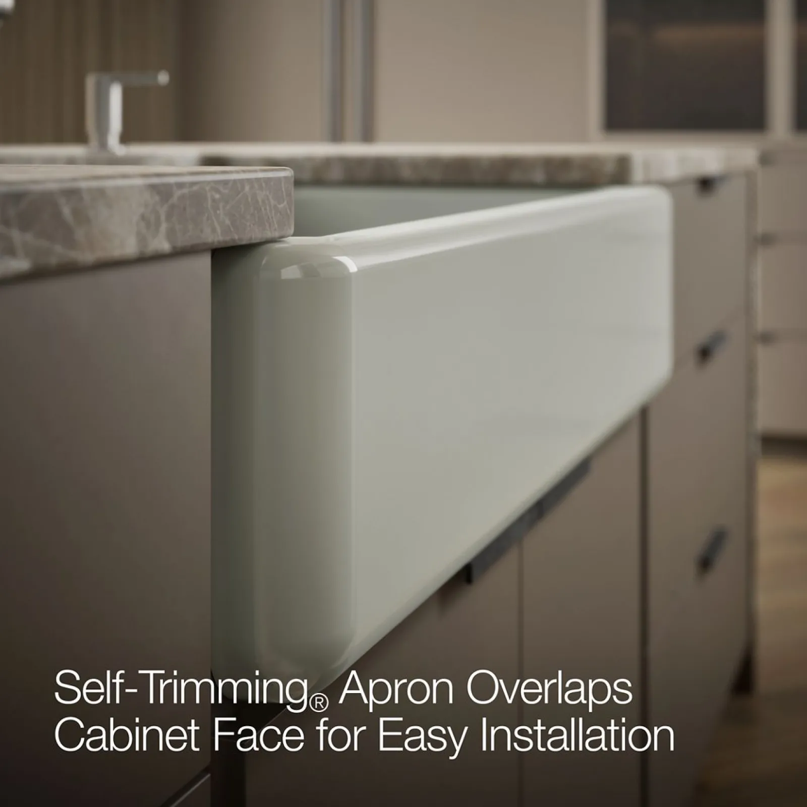 Smart Divide® 35-3/4" undermount double-bowl farmhouse kitchen sink^Kohler Outlet