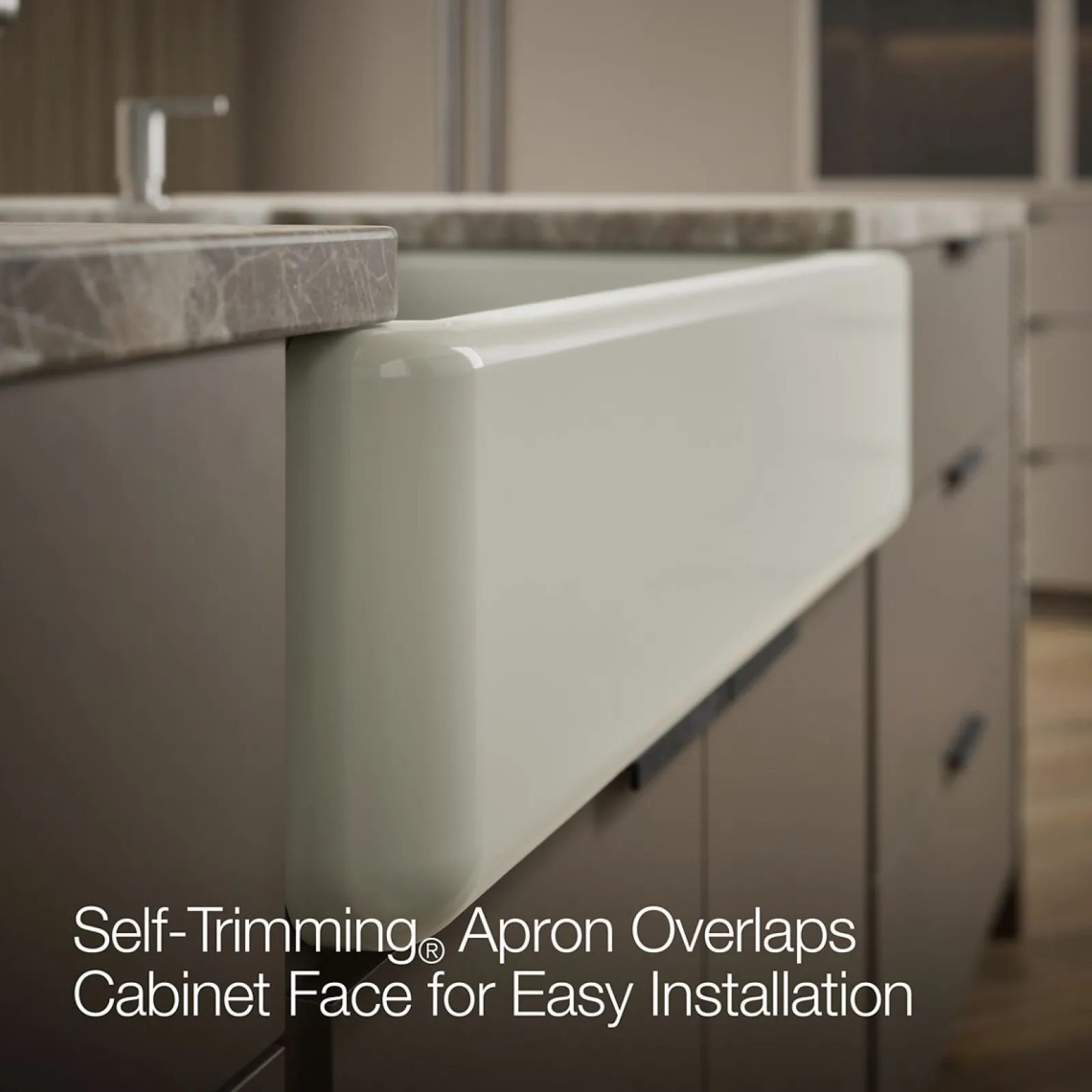 Smart Divide® 35-3/4" undermount double-bowl farmhouse kitchen sink^Kohler Outlet