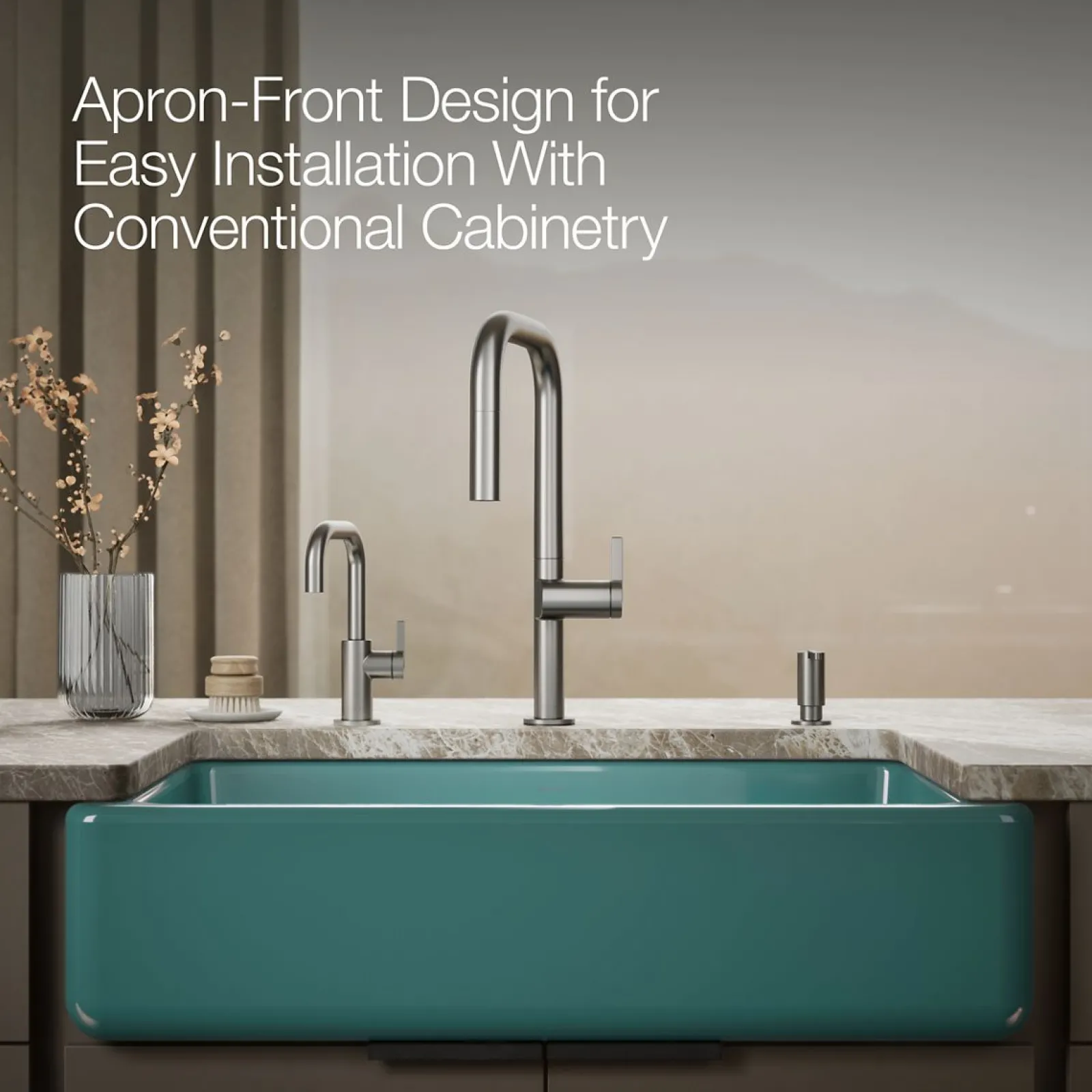Smart Divide® 35-3/4" undermount double-bowl farmhouse kitchen sink^Kohler Outlet