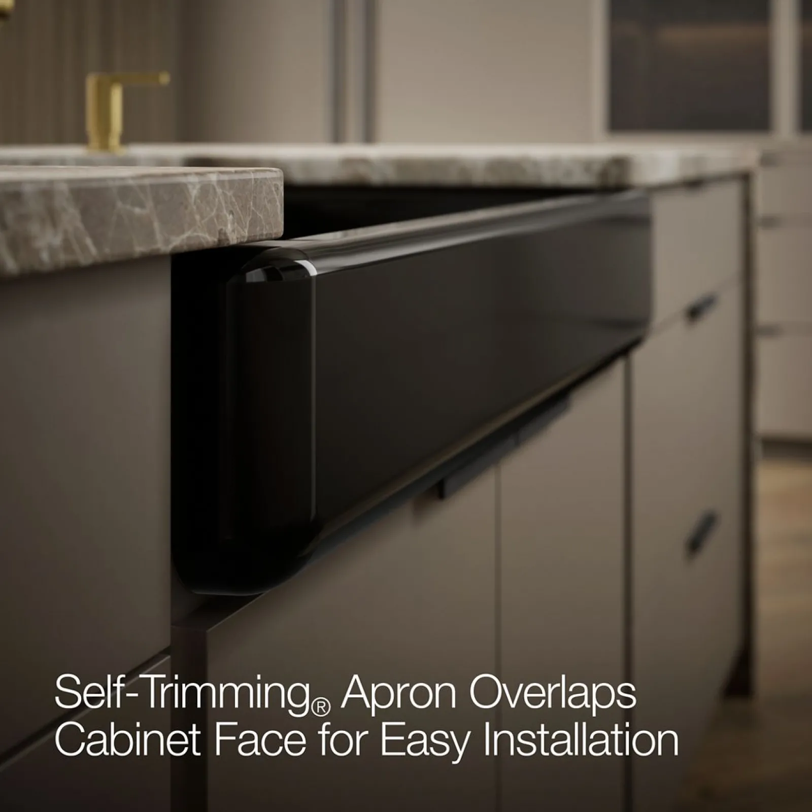 Smart Divide® 35-1/2" undermount double-bowl farmhouse kitchen sink with short apron^Kohler New