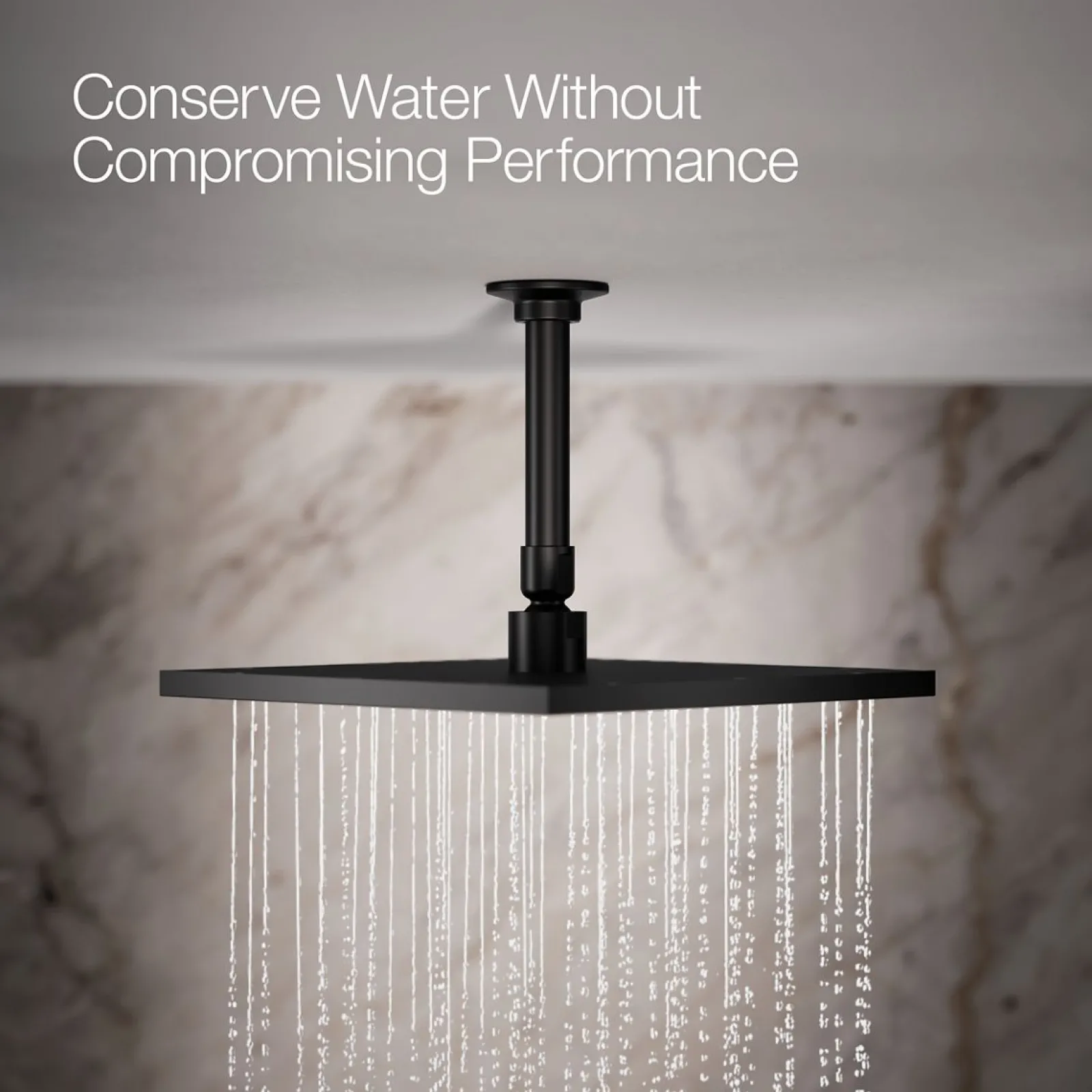 Square 10" single-function rainhead, 2.5 gpm^Kohler Discount