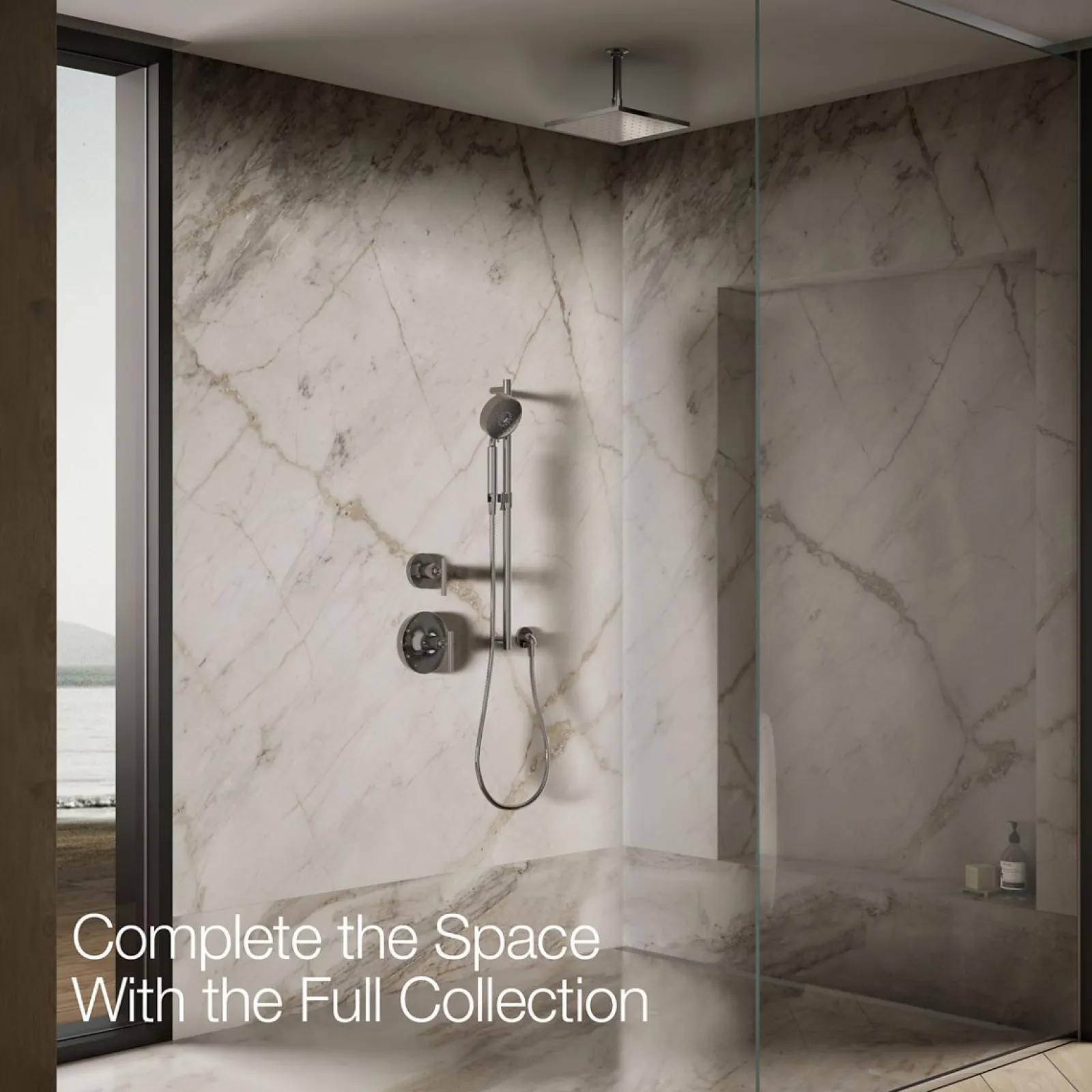 Square 10" single-function rainhead, 2.5 gpm^Kohler Discount