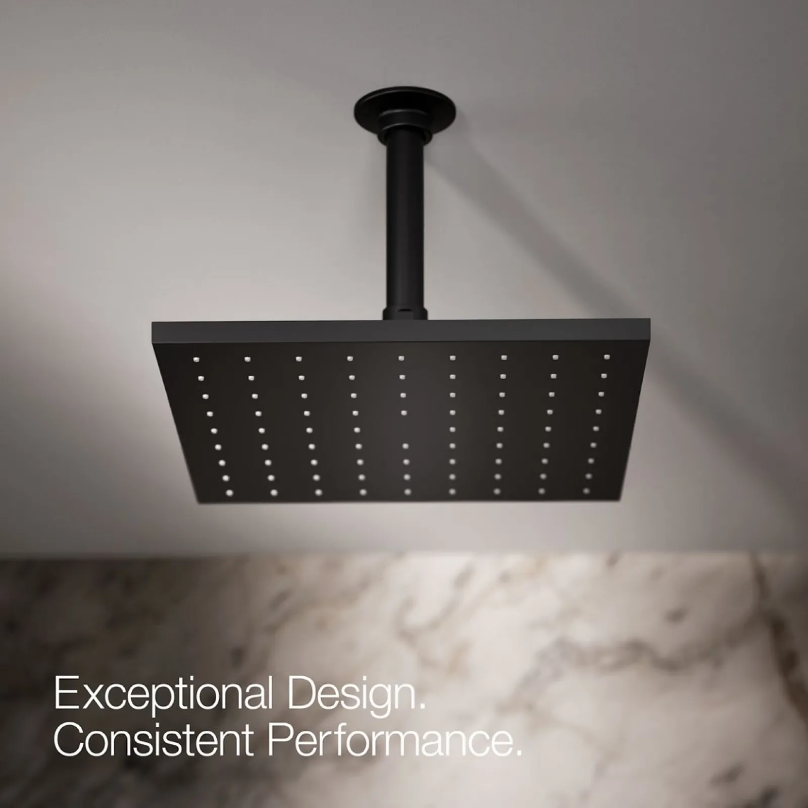 Square 10" single-function rainhead, 2.5 gpm^Kohler Discount