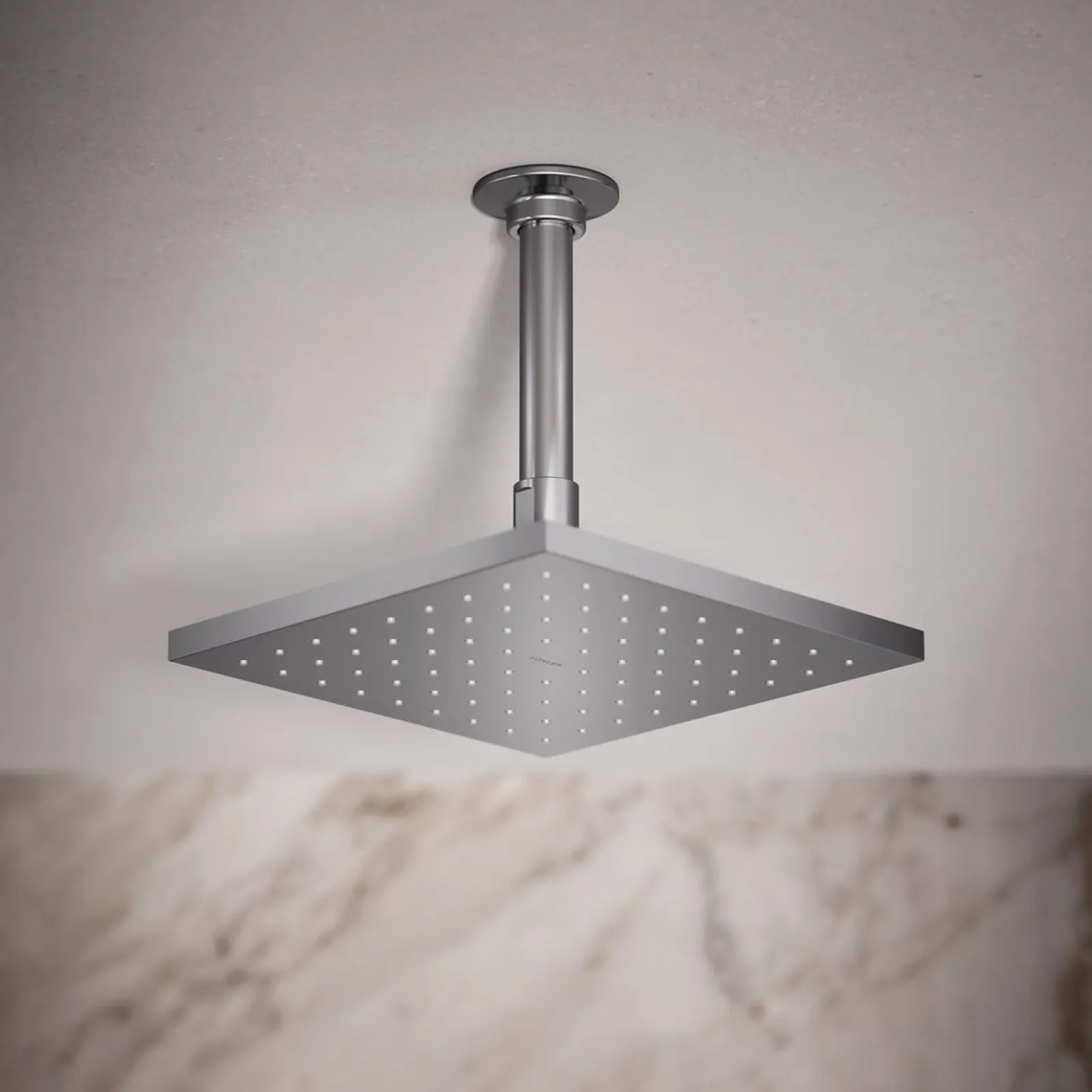 Square 8" single-function rainhead, 2.5 gpm^Kohler