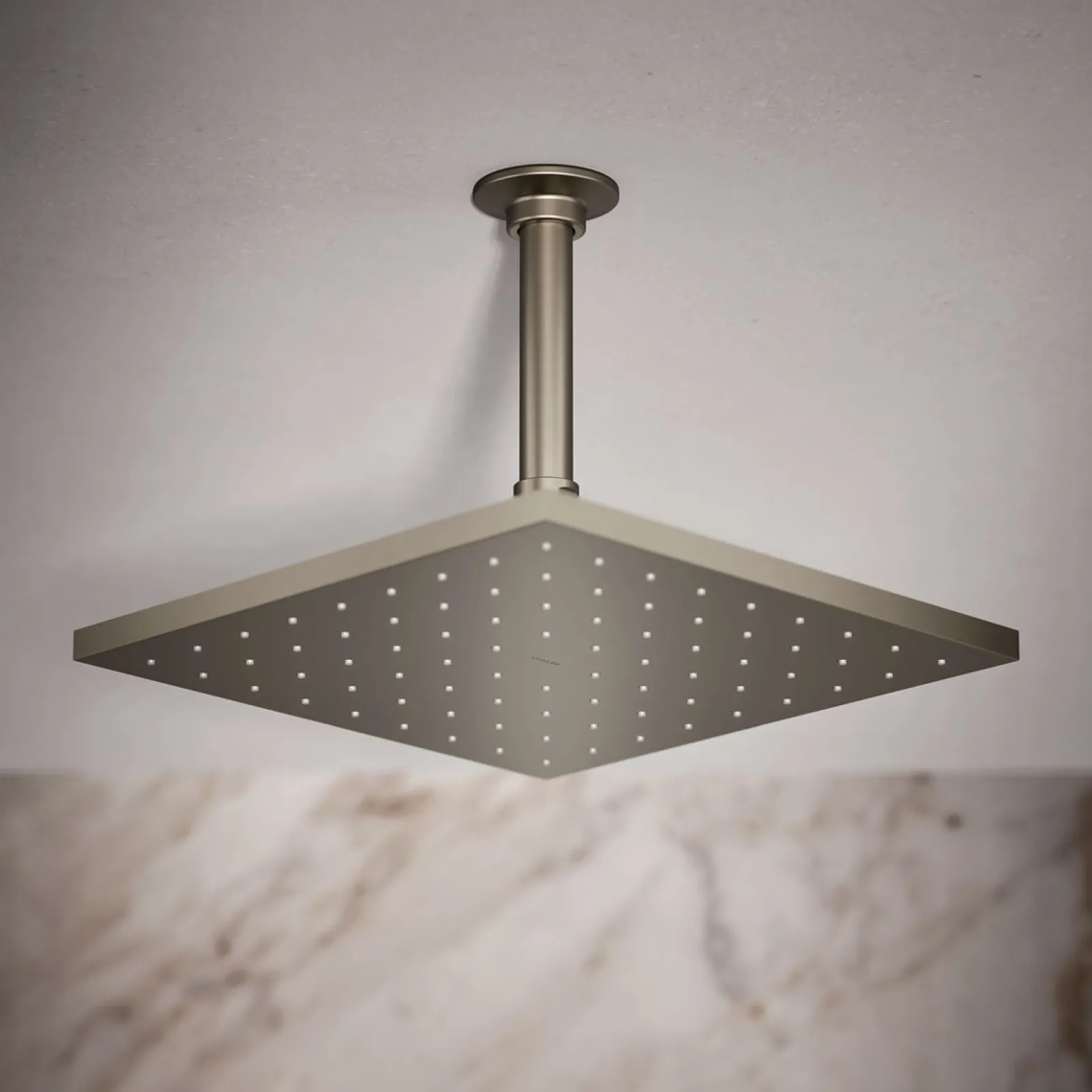 Square 10" single-function rainhead, 1.75 gpm^Kohler Hot