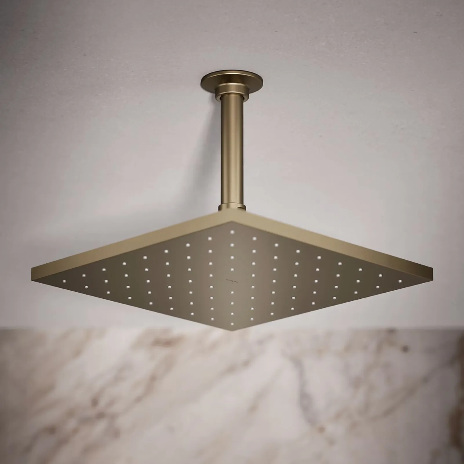Square 10" single-function rainhead, 1.75 gpm^Kohler Hot