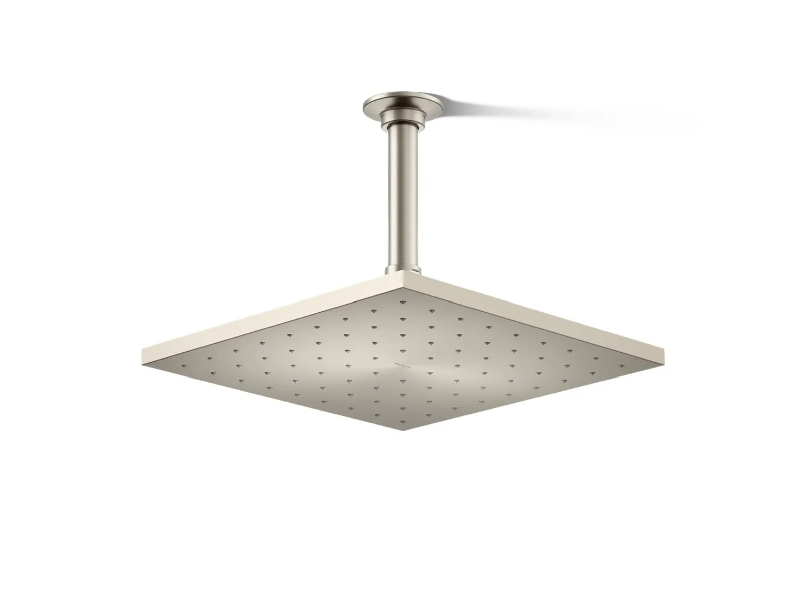 Square 10" single-function rainhead, 1.75 gpm^Kohler Hot