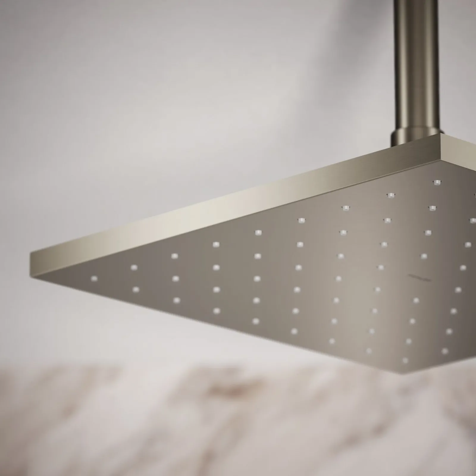 Square 10" single-function rainhead, 1.75 gpm^Kohler Hot