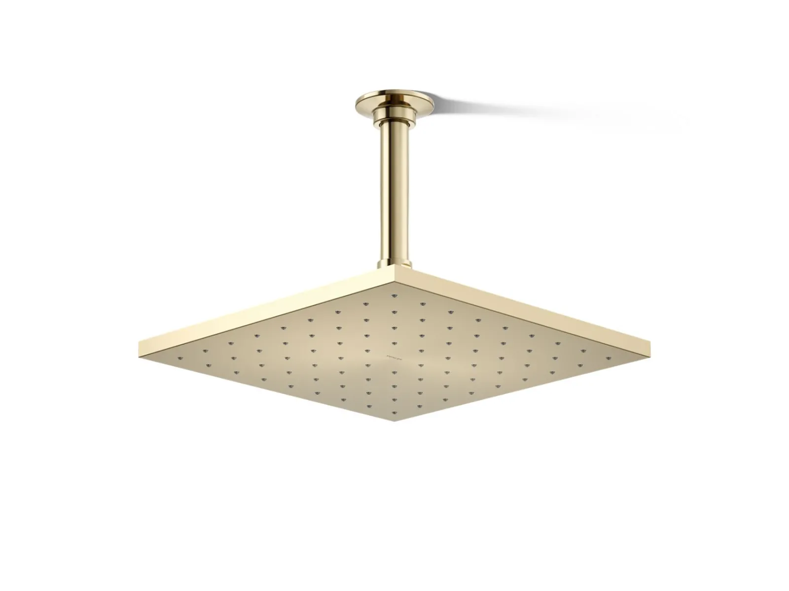 Square 10" single-function rainhead, 1.75 gpm^Kohler Hot