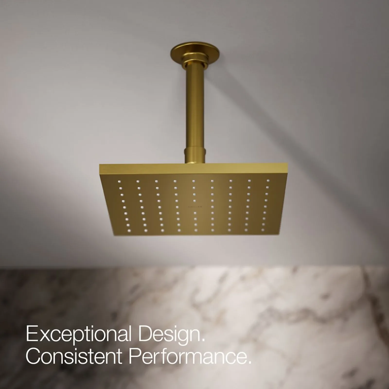 Square 8" single-function rainhead, 1.75 gpm^Kohler New