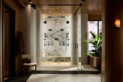 Square steam head^Kohler New