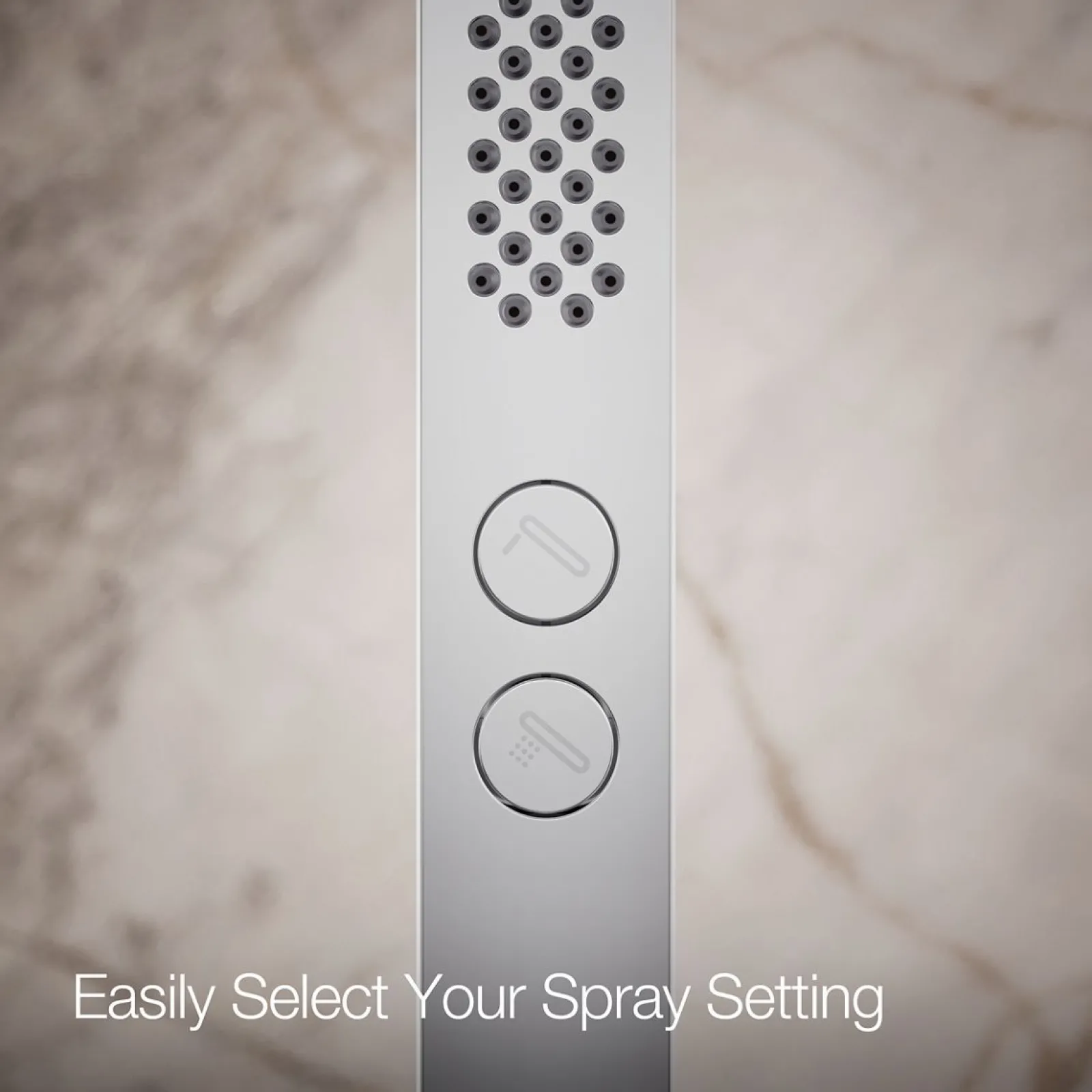 Square two-function handshower, 2.5 gpm^Kohler