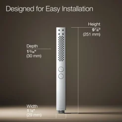 Square two-function handshower, 1.75 gpm^Kohler Discount