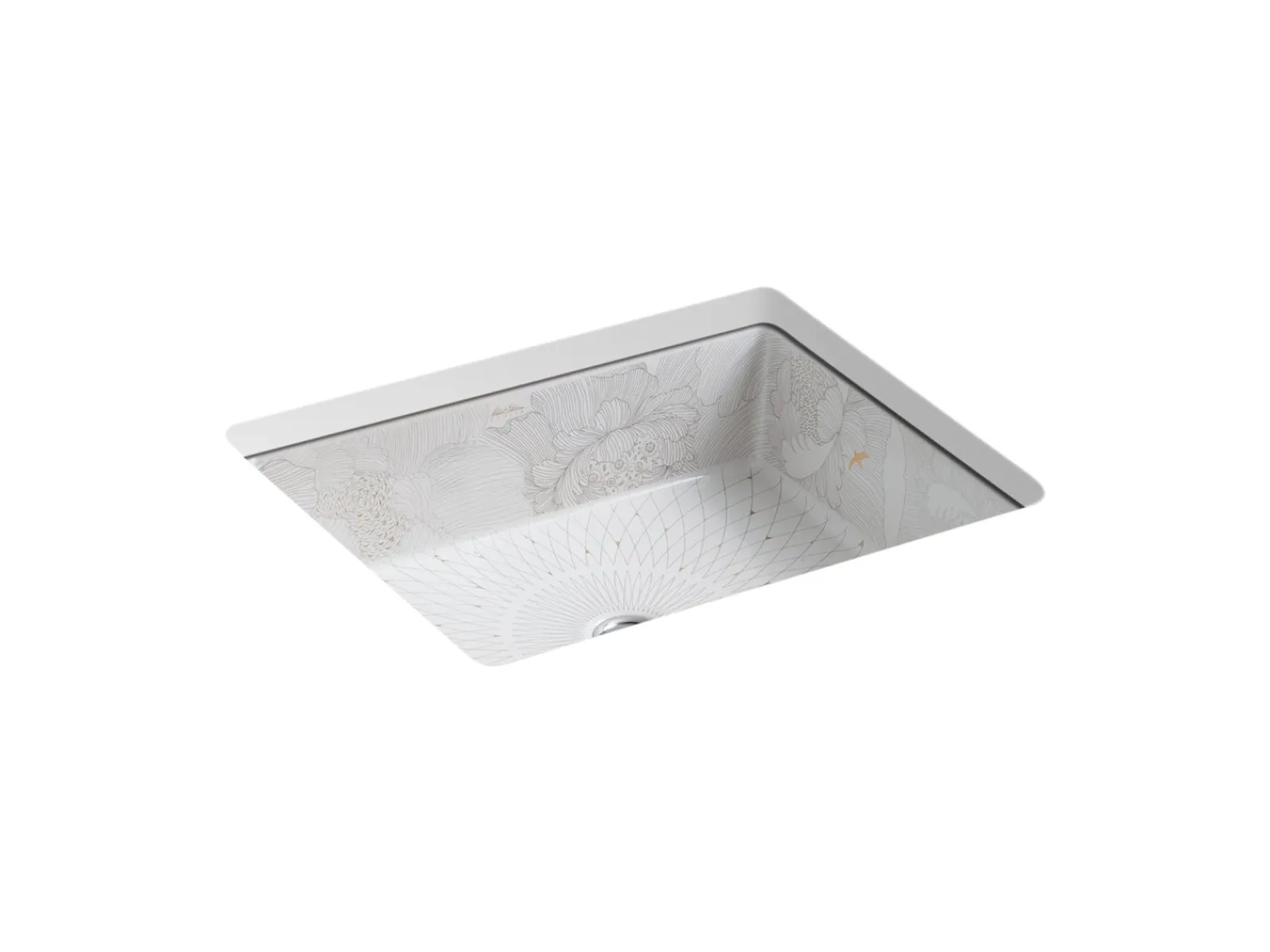 19-3/4" square undermount bathroom sink, no overflow^Kohler Clearance