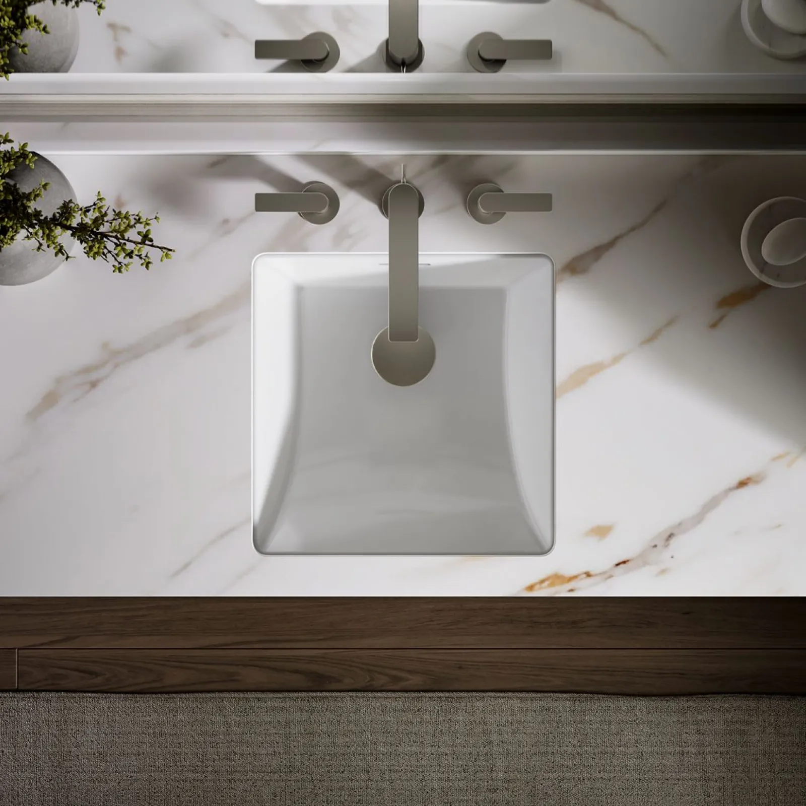 16-1/4" square undermount bathroom sink^Kohler Discount