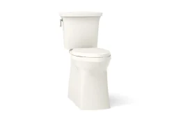 Tall ContinuousClean two-piece elongated toilet with skirted trapway, 1.28 gpf^Kohler Sale