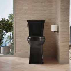 Tall ContinuousClean two-piece elongated toilet with skirted trapway, 1.28 gpf^Kohler Sale