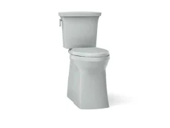 Tall ContinuousClean two-piece elongated toilet with skirted trapway, 1.28 gpf^Kohler Sale