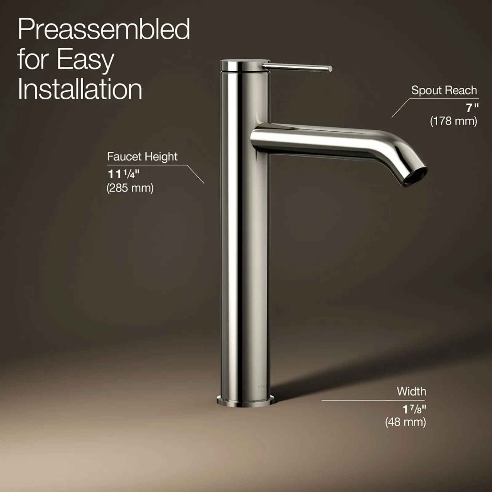 Tall single-handle bathroom sink faucet, 1.2 gpm^Kohler Sale