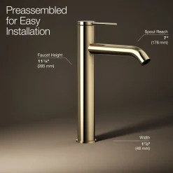 Tall single-handle bathroom sink faucet, 1.2 gpm^Kohler Sale