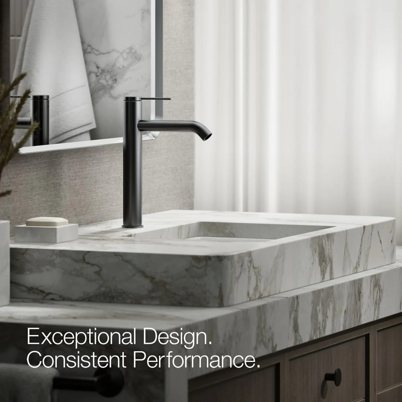 Tall single-handle bathroom sink faucet, 1.2 gpm^Kohler Sale
