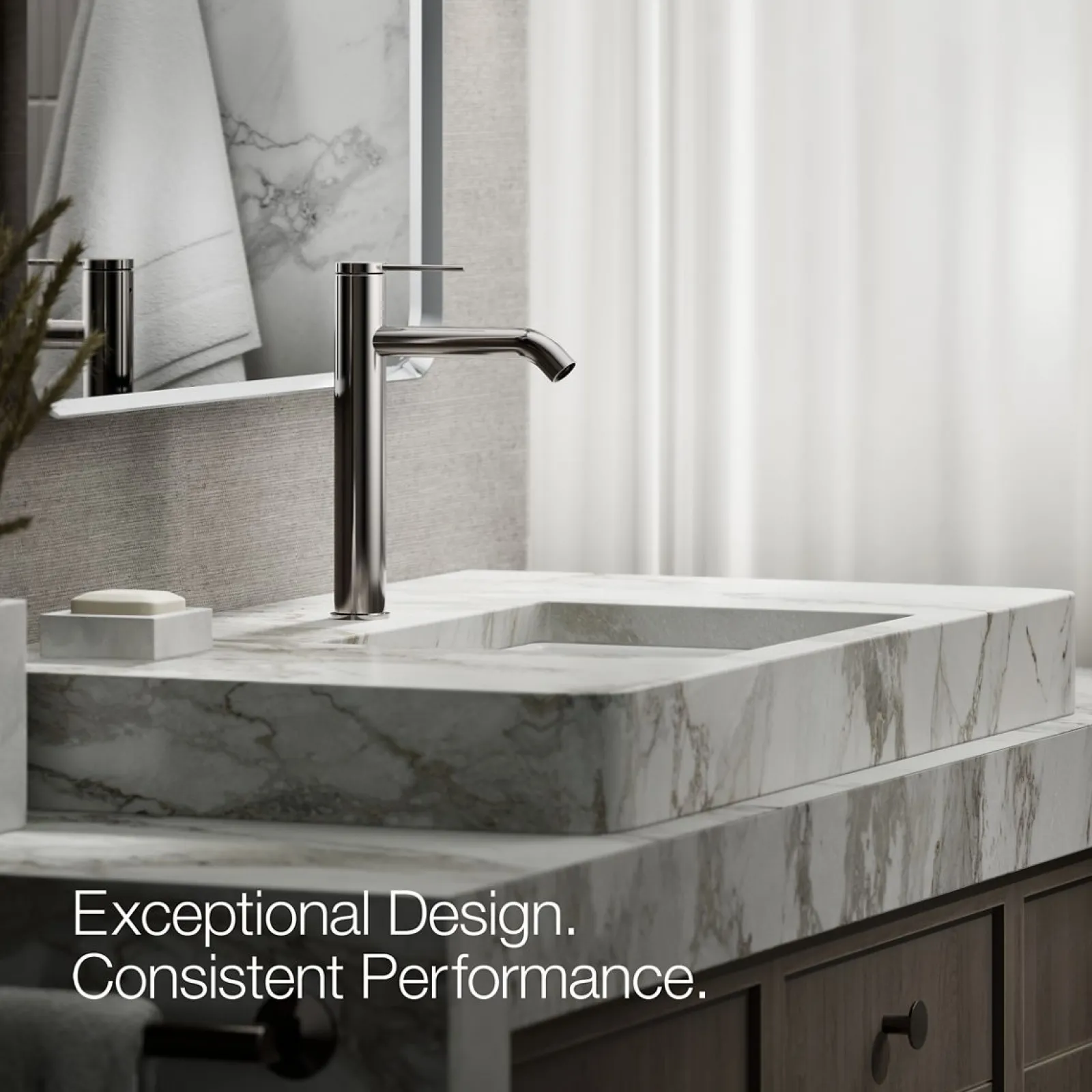 Tall single-handle bathroom sink faucet, 1.2 gpm^Kohler Sale