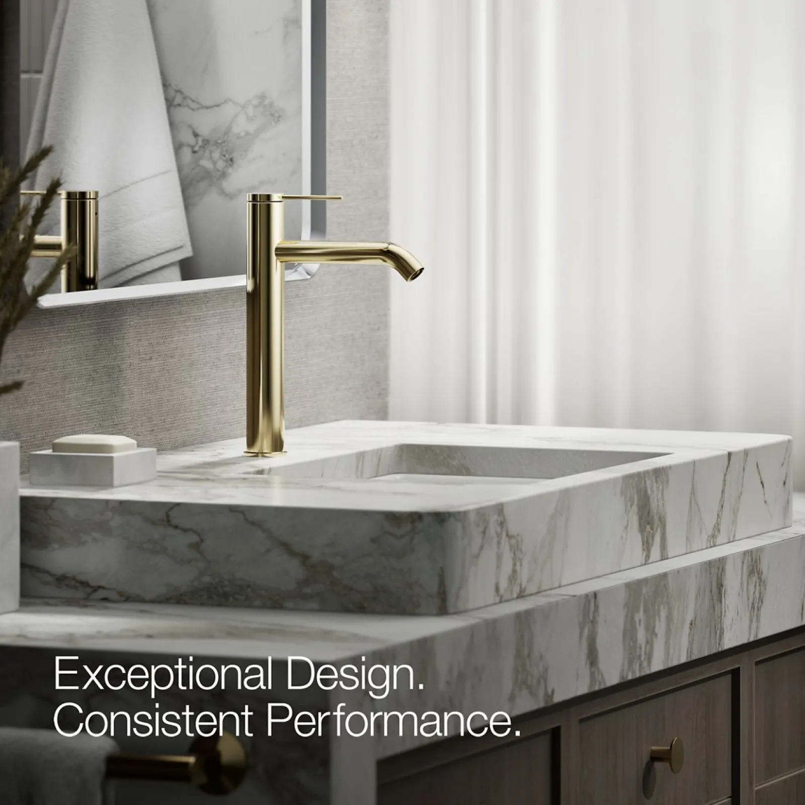Tall single-handle bathroom sink faucet, 1.2 gpm^Kohler Sale
