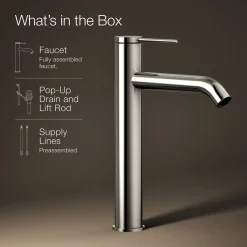 Tall single-handle bathroom sink faucet, 1.2 gpm^Kohler Sale