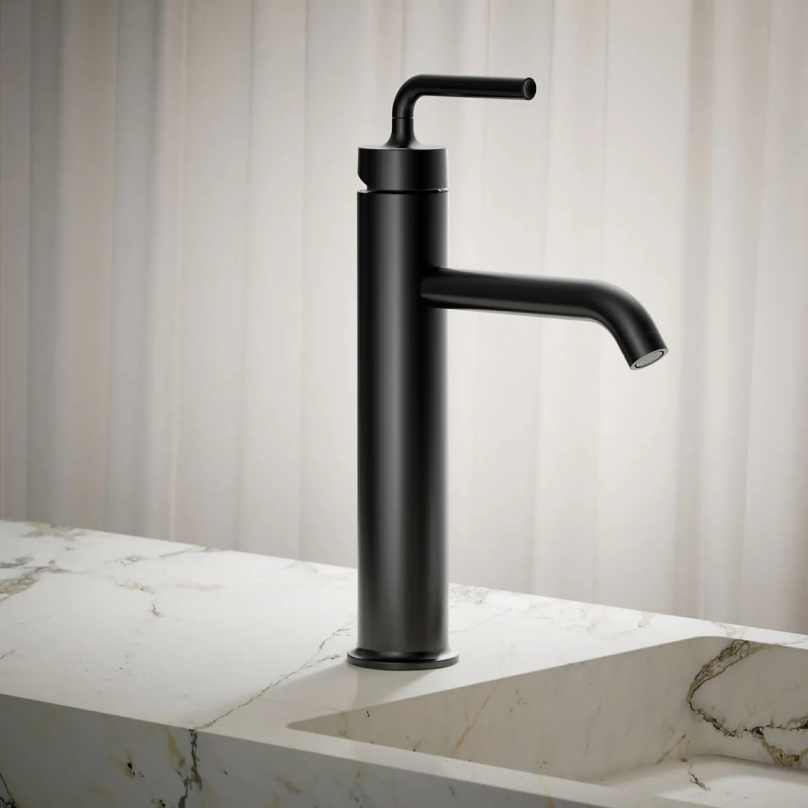 Tall single-handle bathroom sink faucet with Lever handle, 1.2 gpm^Kohler Clearance