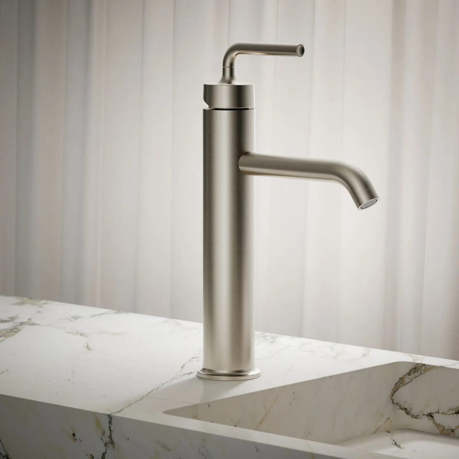 Tall single-handle bathroom sink faucet with Lever handle, 1.2 gpm^Kohler Clearance
