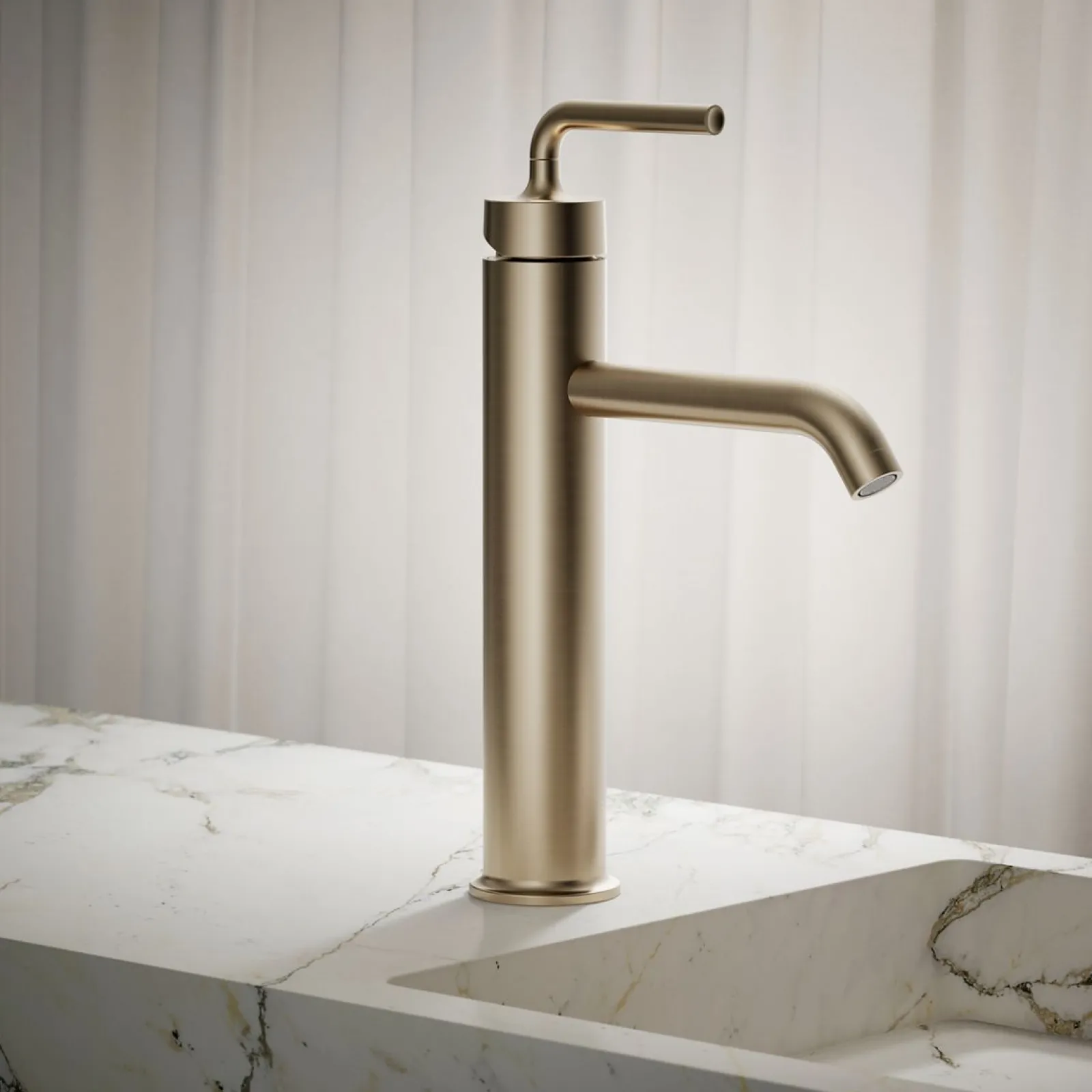 Tall single-handle bathroom sink faucet with Lever handle, 1.2 gpm^Kohler Clearance