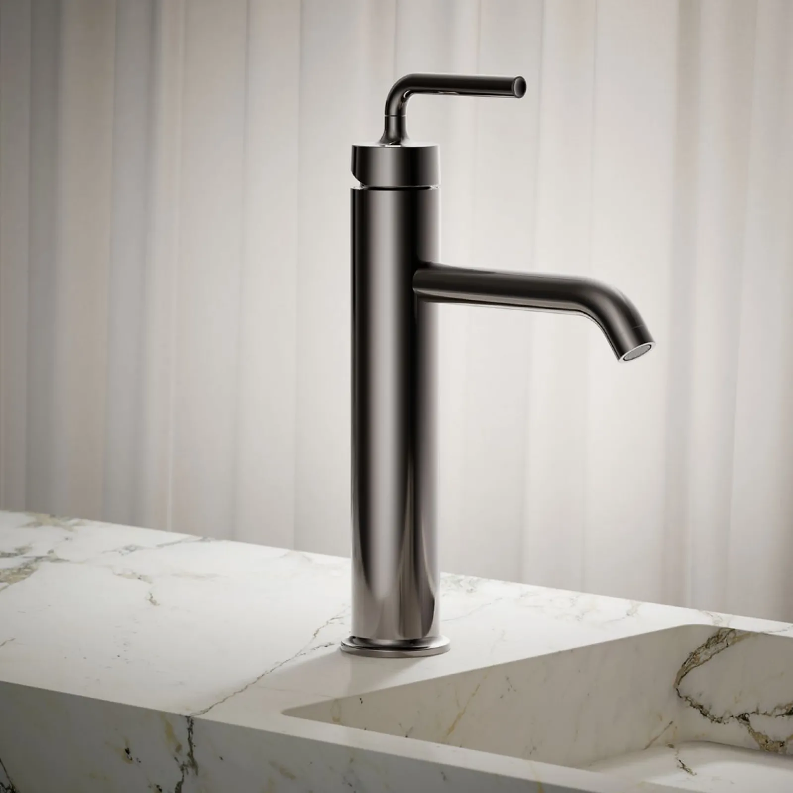 Tall single-handle bathroom sink faucet with Lever handle, 1.2 gpm^Kohler Clearance
