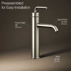 Tall single-handle bathroom sink faucet with Lever handle, 1.2 gpm^Kohler Clearance