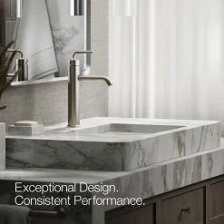 Tall single-handle bathroom sink faucet with Lever handle, 1.2 gpm^Kohler Clearance