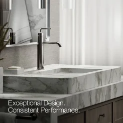 Tall single-handle bathroom sink faucet with Lever handle, 1.2 gpm^Kohler Clearance