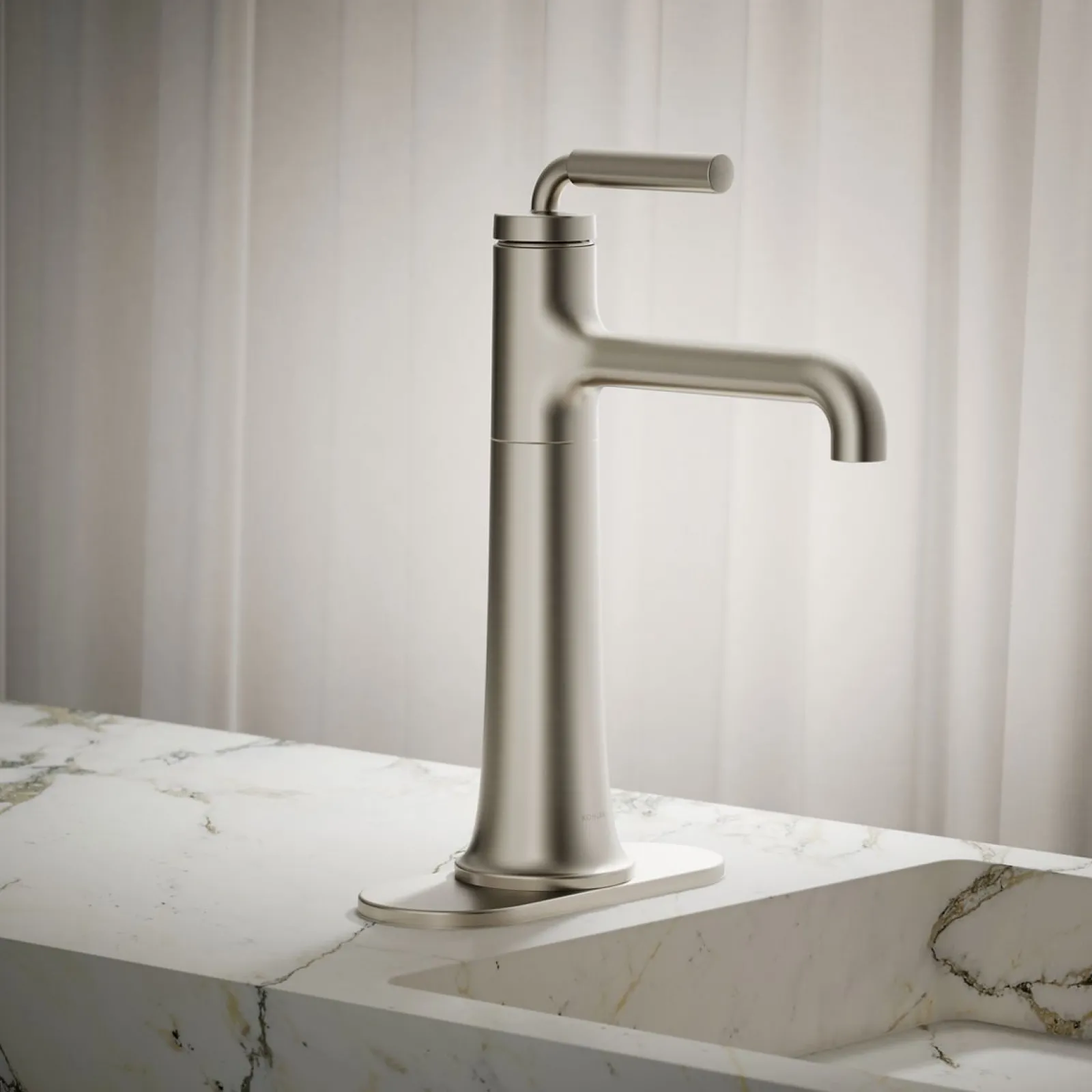 Tall single-handle bathroom sink faucet, 0.5 gpm^Kohler Best