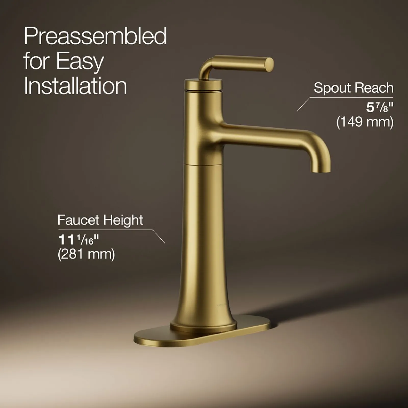 Tall single-handle bathroom sink faucet, 1.2 gpm^Kohler Online