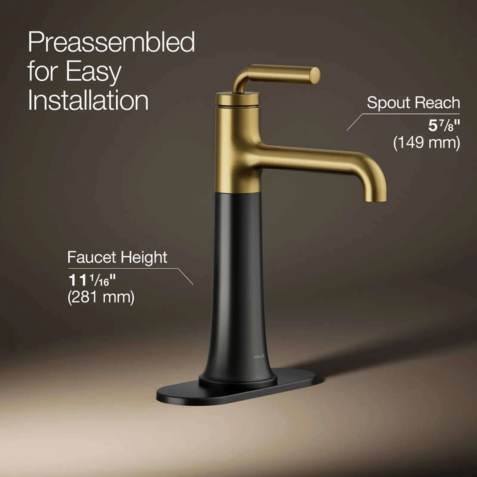 Tall single-handle bathroom sink faucet, 1.2 gpm^Kohler Online