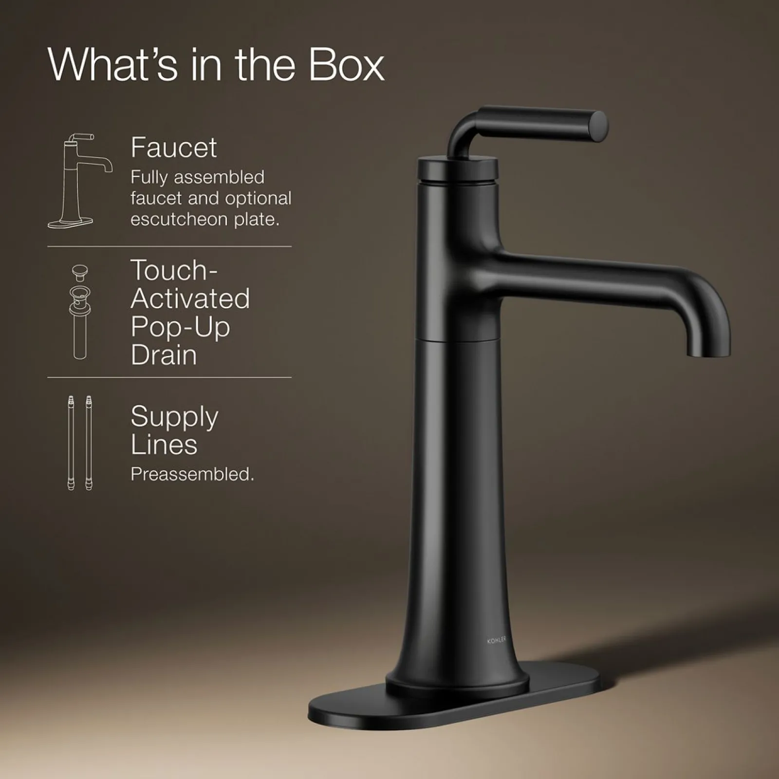 Tall single-handle bathroom sink faucet, 1.2 gpm^Kohler Online