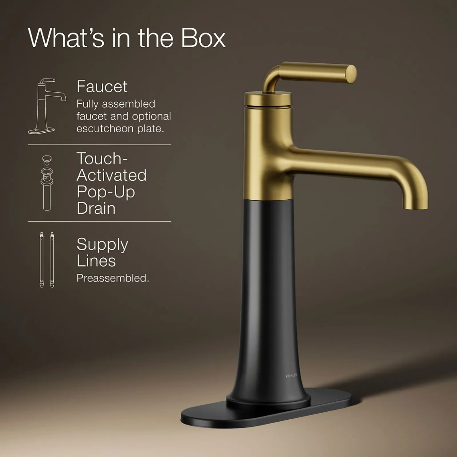 Tall single-handle bathroom sink faucet, 1.2 gpm^Kohler Online