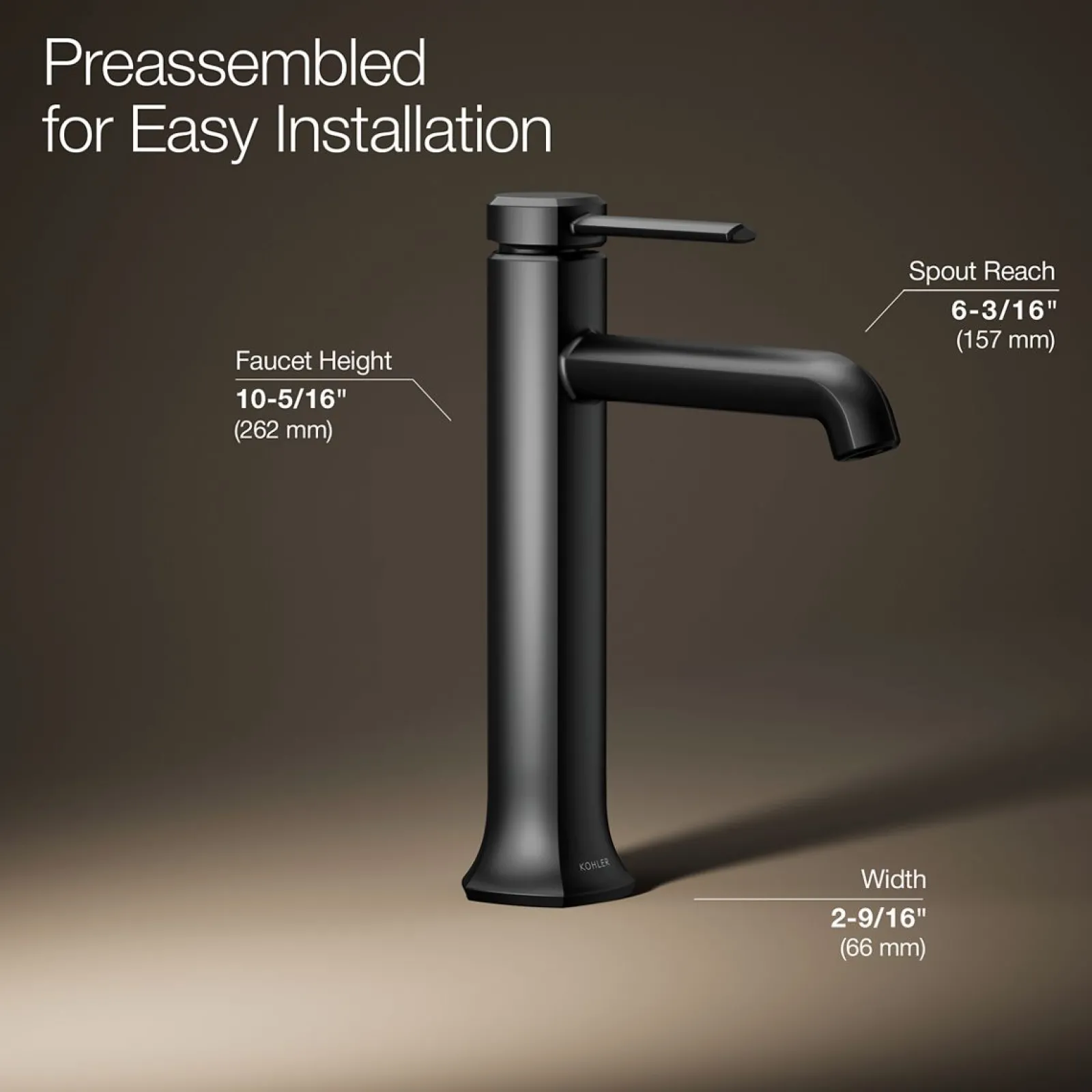 Tall single-handle bathroom sink faucet, 1.2 gpm^Kohler Sale
