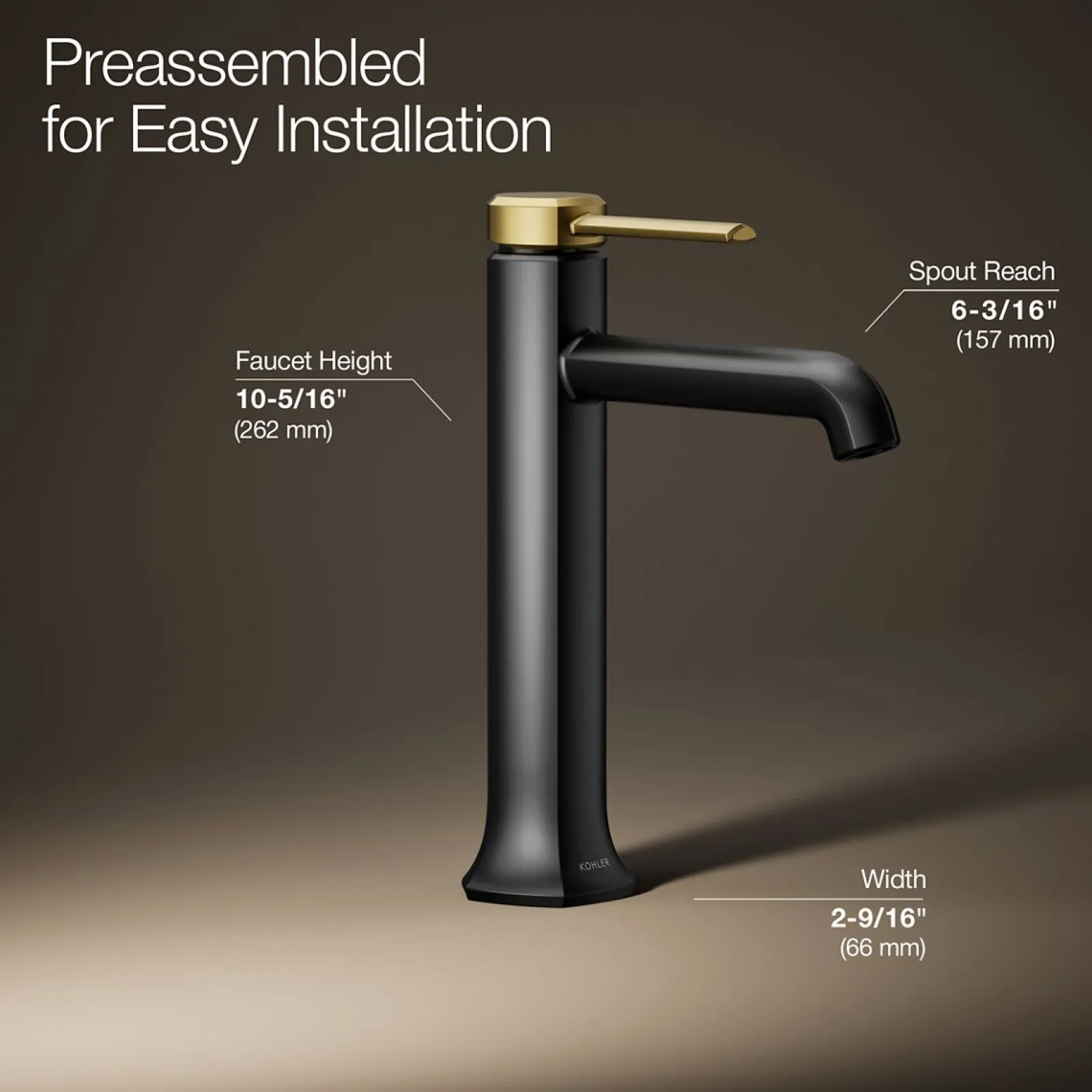 Tall single-handle bathroom sink faucet, 1.2 gpm^Kohler Sale