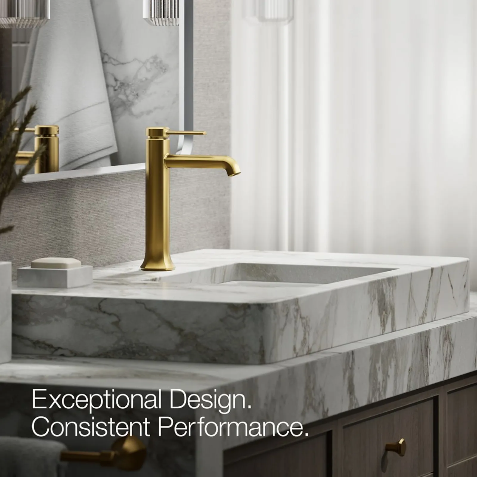 Tall single-handle bathroom sink faucet, 1.2 gpm^Kohler Sale