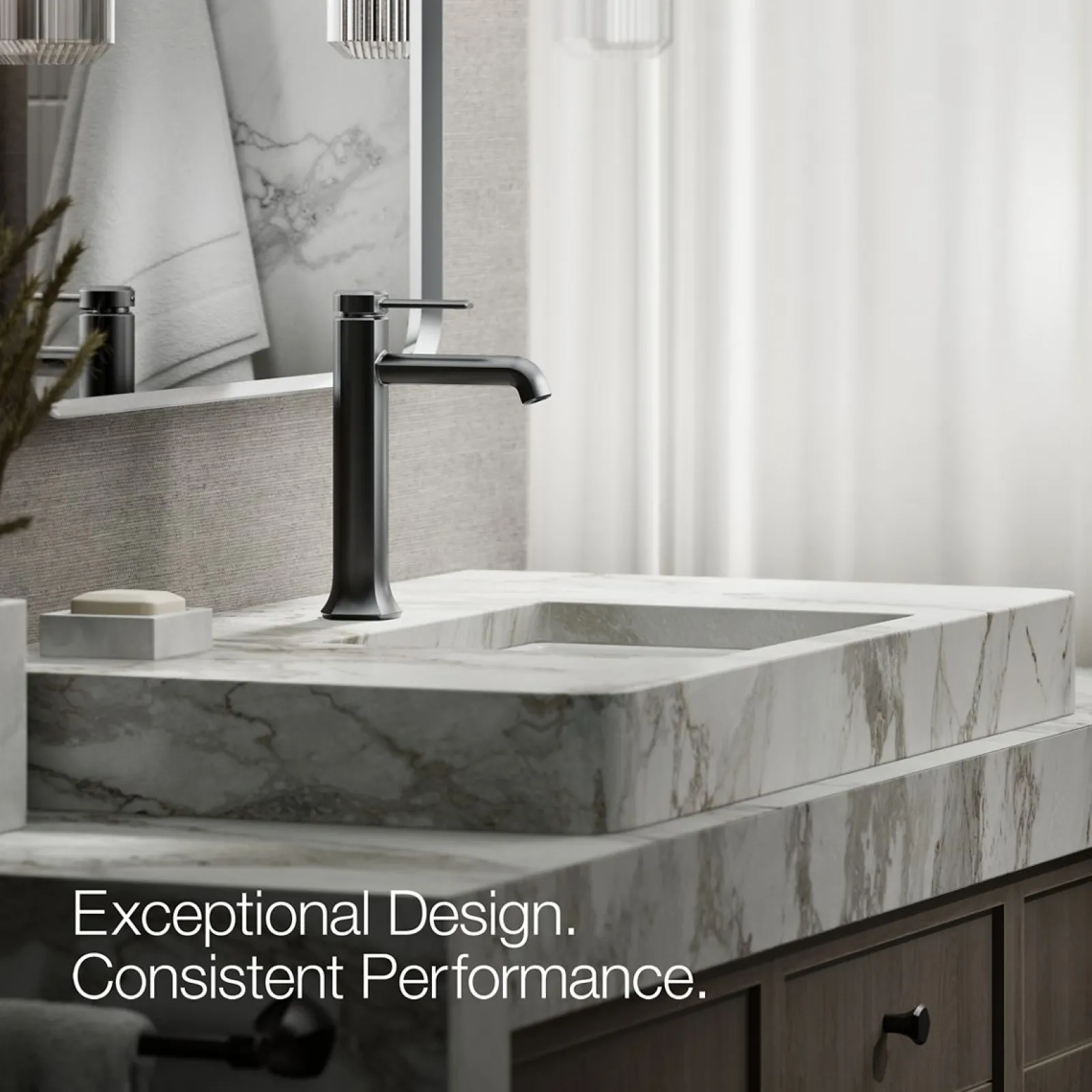 Tall single-handle bathroom sink faucet, 1.2 gpm^Kohler Sale