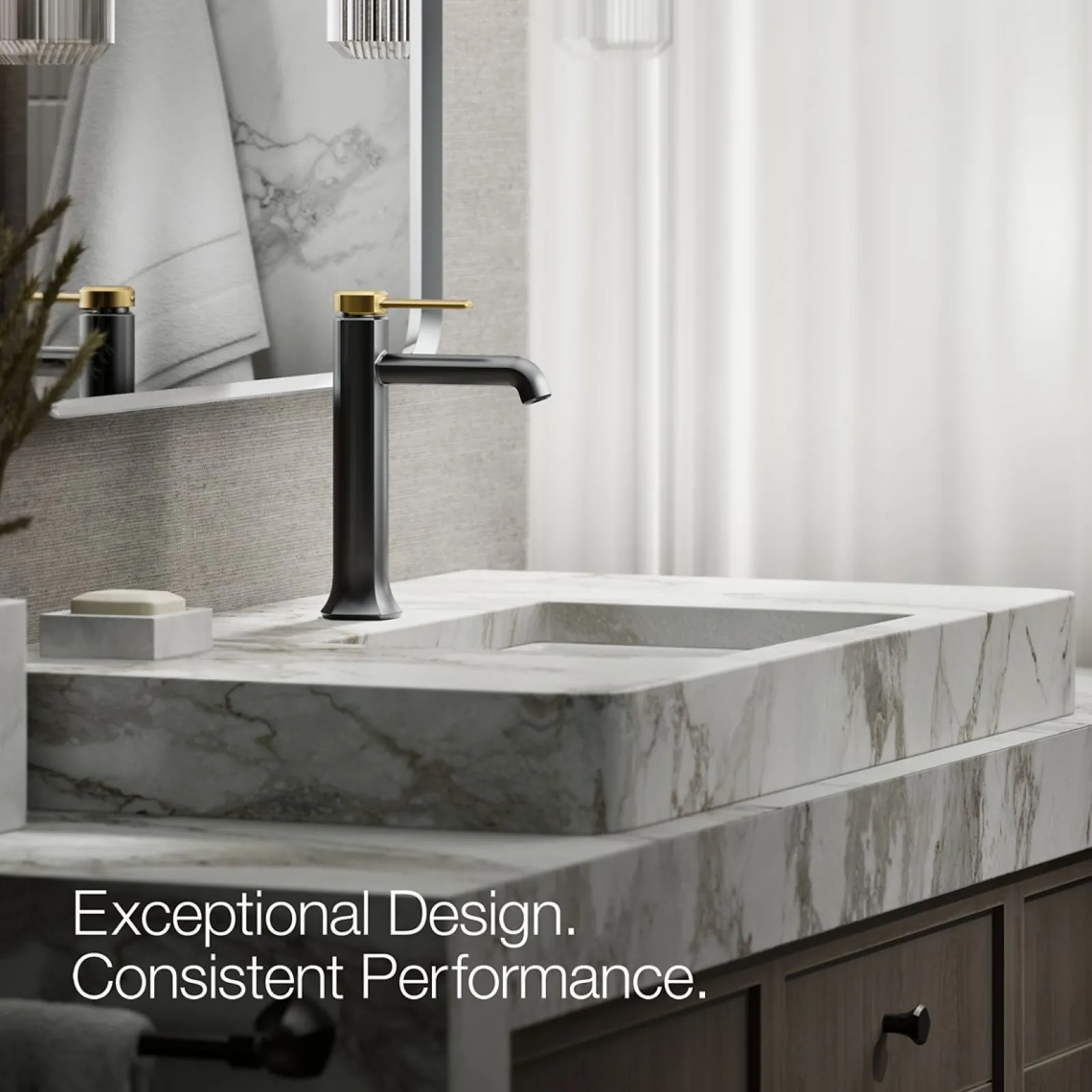 Tall single-handle bathroom sink faucet, 1.2 gpm^Kohler Sale