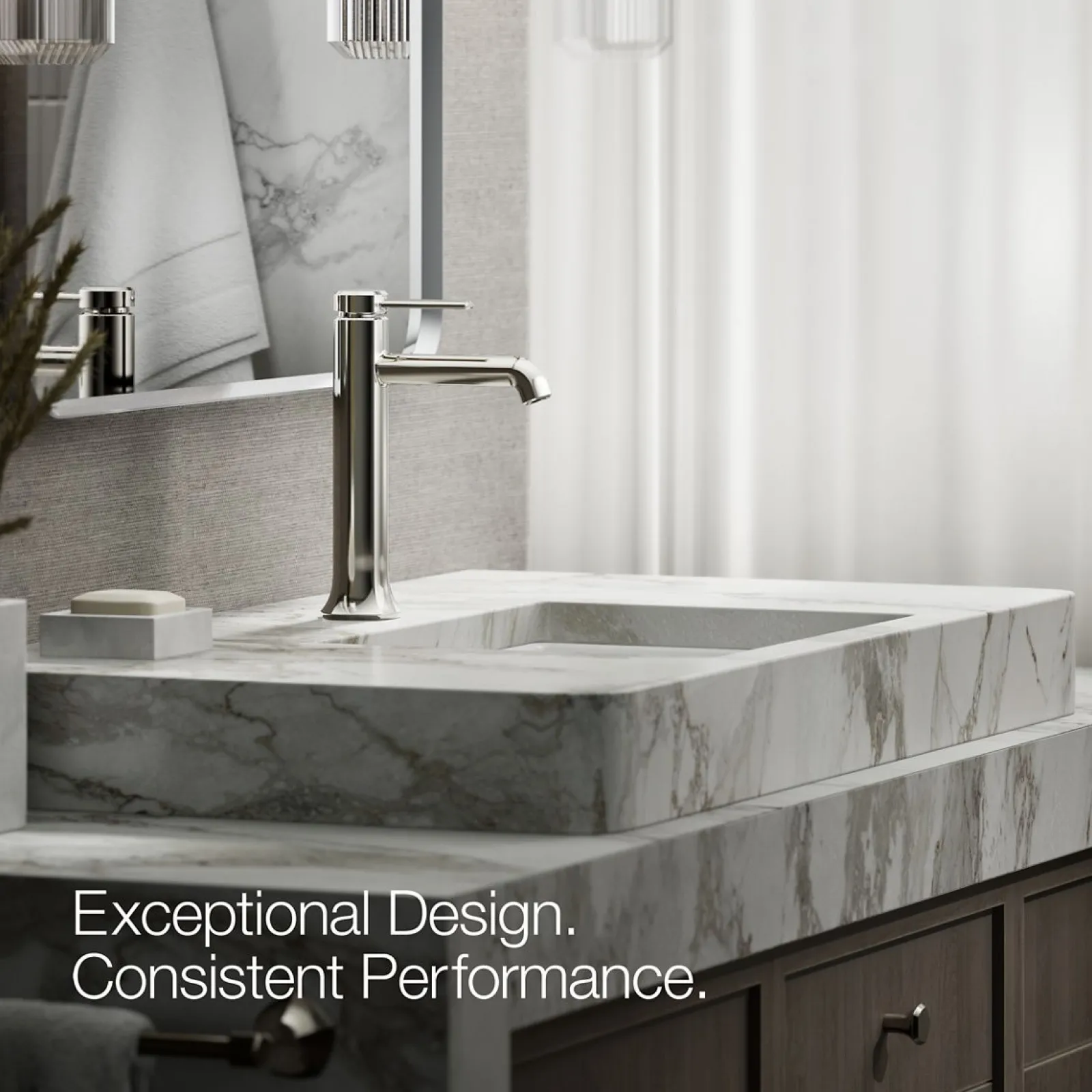 Tall single-handle bathroom sink faucet, 1.2 gpm^Kohler Sale