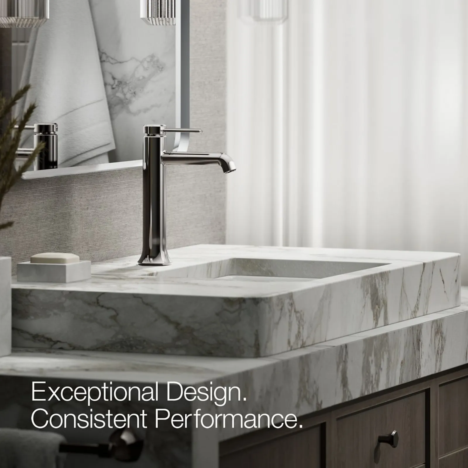 Tall single-handle bathroom sink faucet, 1.2 gpm^Kohler Sale